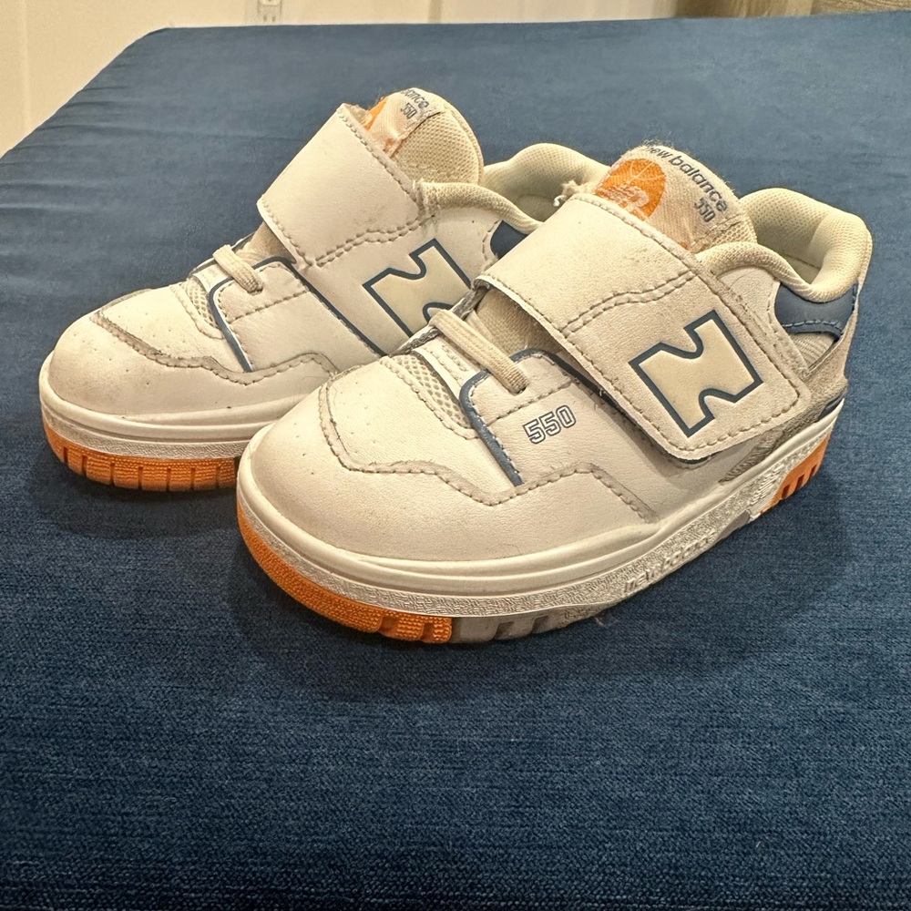New balance 550 bungee Velcro toddler sneakers